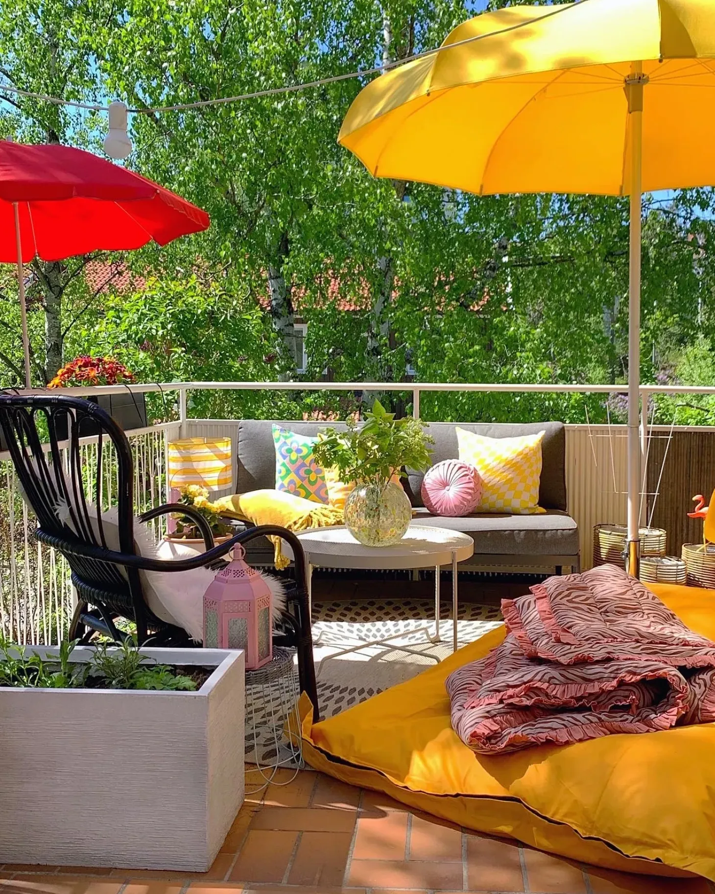 Urtepotte MYRA 80 cm Grå