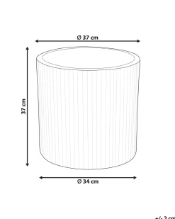 Urtepotte OREOI 37 cm Cremehvid