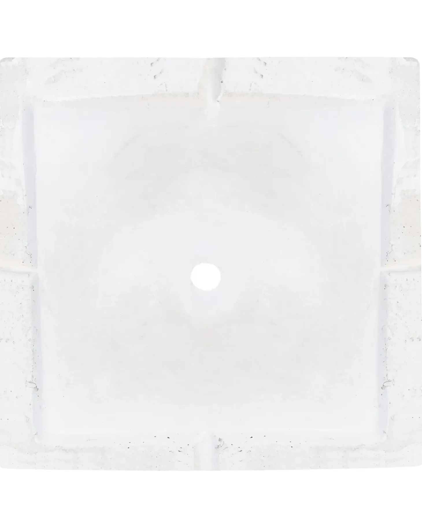 Urtepotte PAROS 30 cm Hvid