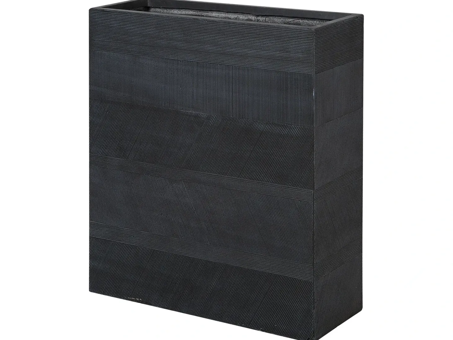 Urtepotte THIMENA 80 cm Sort