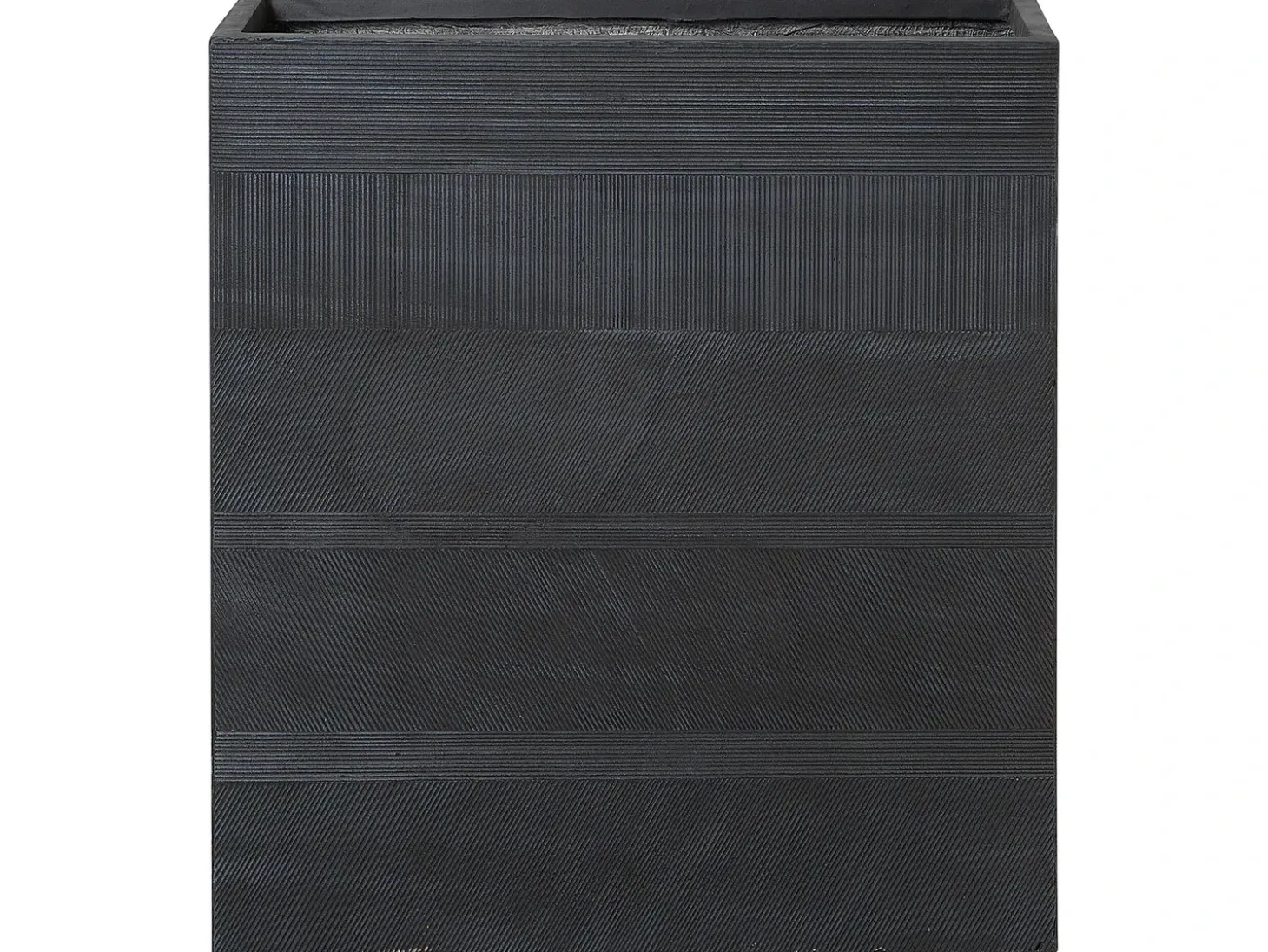 Urtepotte THIMENA 80 cm Sort