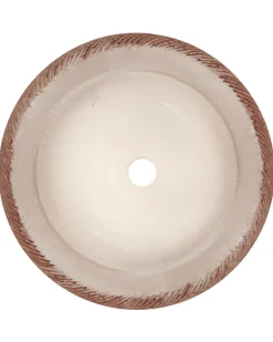 Urtepotte VOULA 36 cm Guldbrun