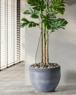 Urtepotte ZAKROS 50 cm Grå