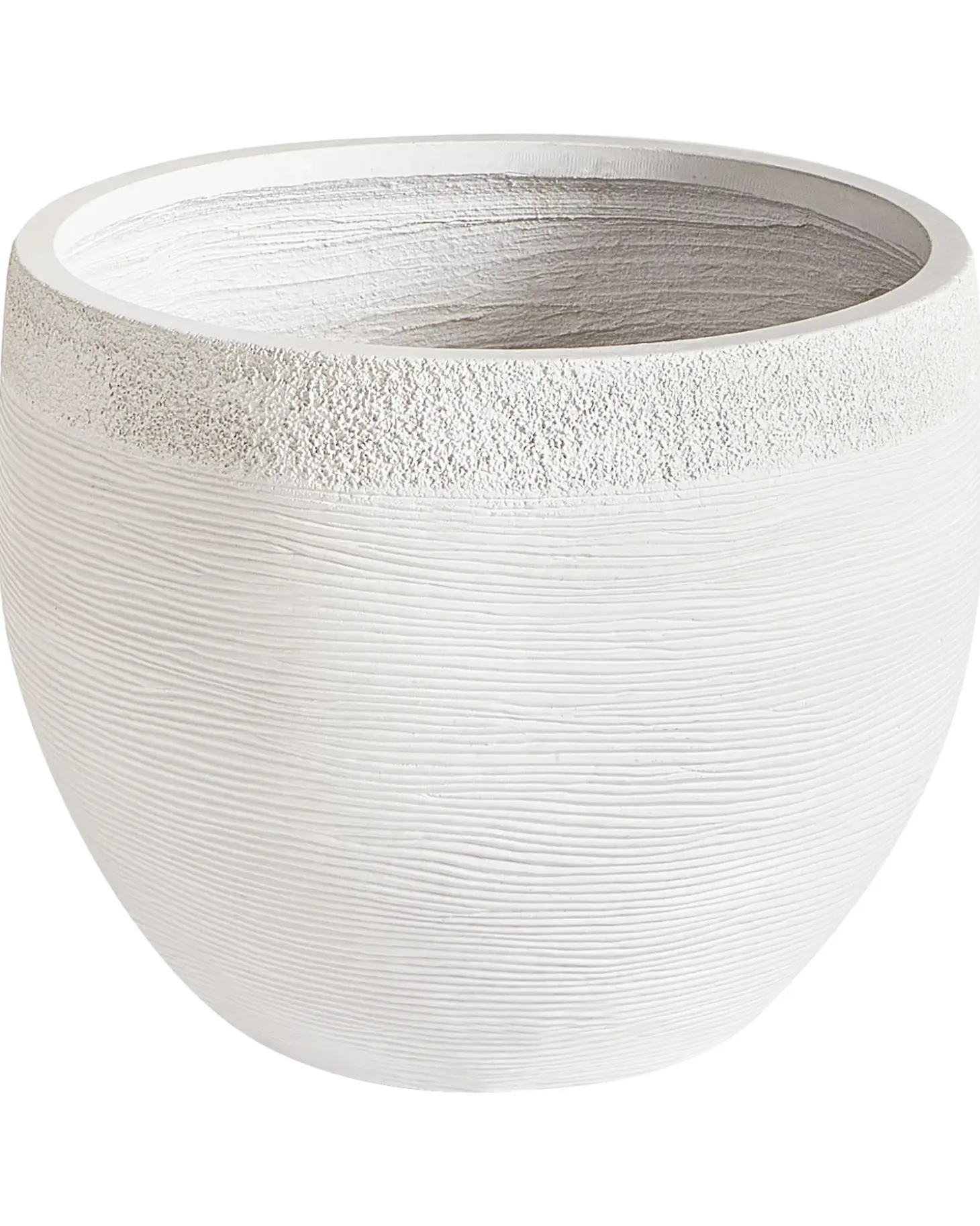 Urtepotte ZAKROS 38 cm Hvid