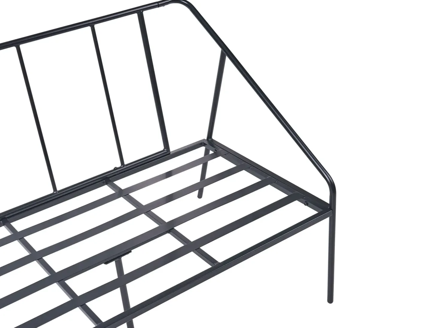USTICA 4 personers Loungesæt med bord Sort Metal
