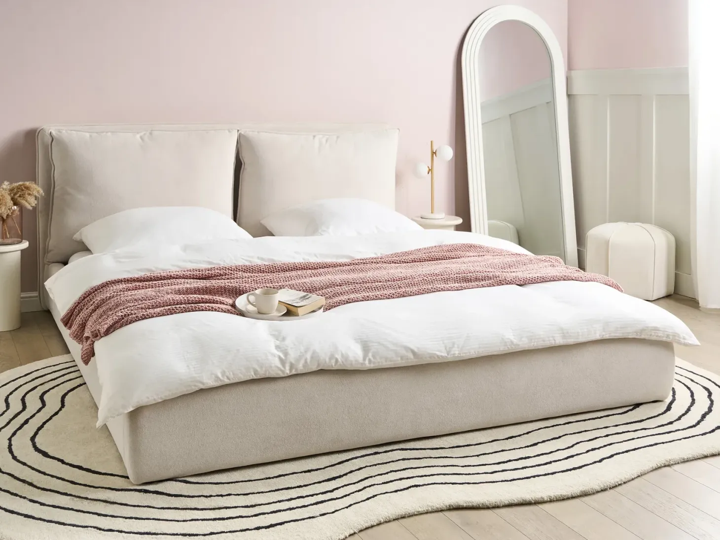 Vandseng BAJONNA 180 x 200 cm Lys Beige