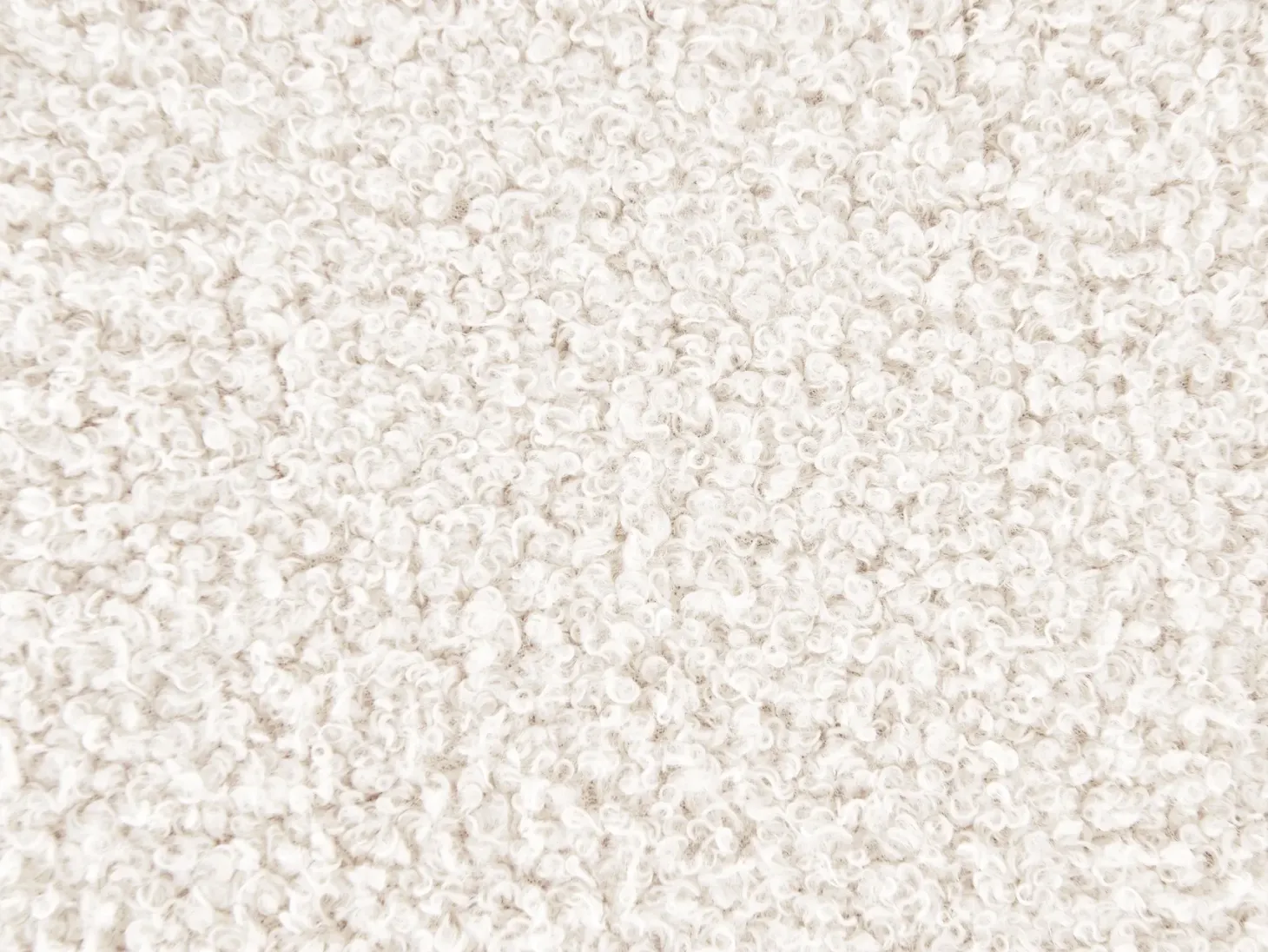 Vandseng Boucle ALBI 180 x 200 cm Cremehvid