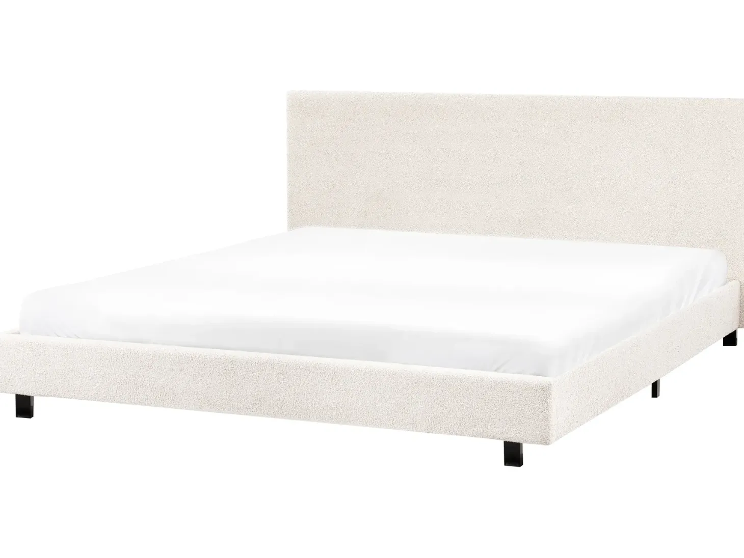 Vandseng Boucle ALBI 180 x 200 cm Cremehvid