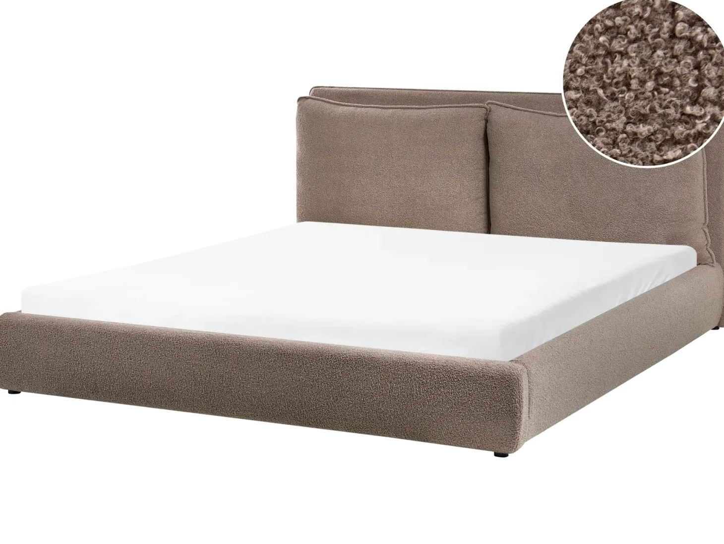 Vandseng Boucle BAJONNA 180 x 200 cm Brun