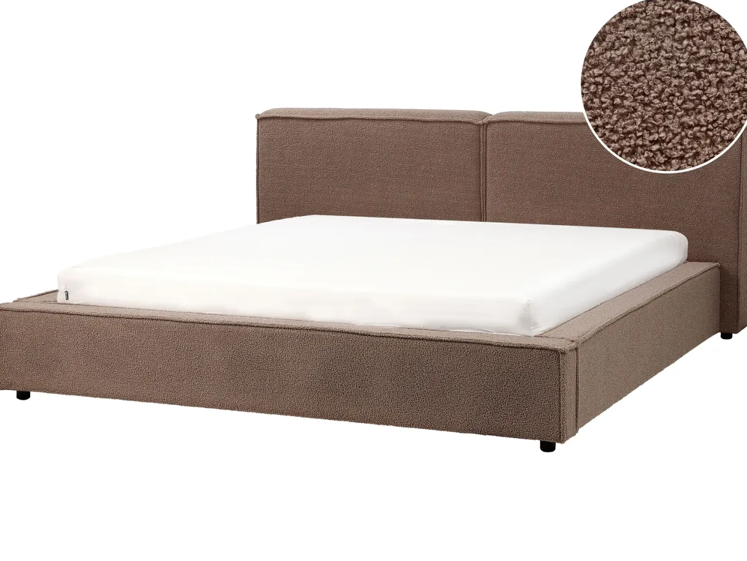 Vandseng Boucle LINARDS 180 x 200 cm Brun