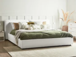 Vandseng Boucle LINARDS 180 x 200 cm Hvid