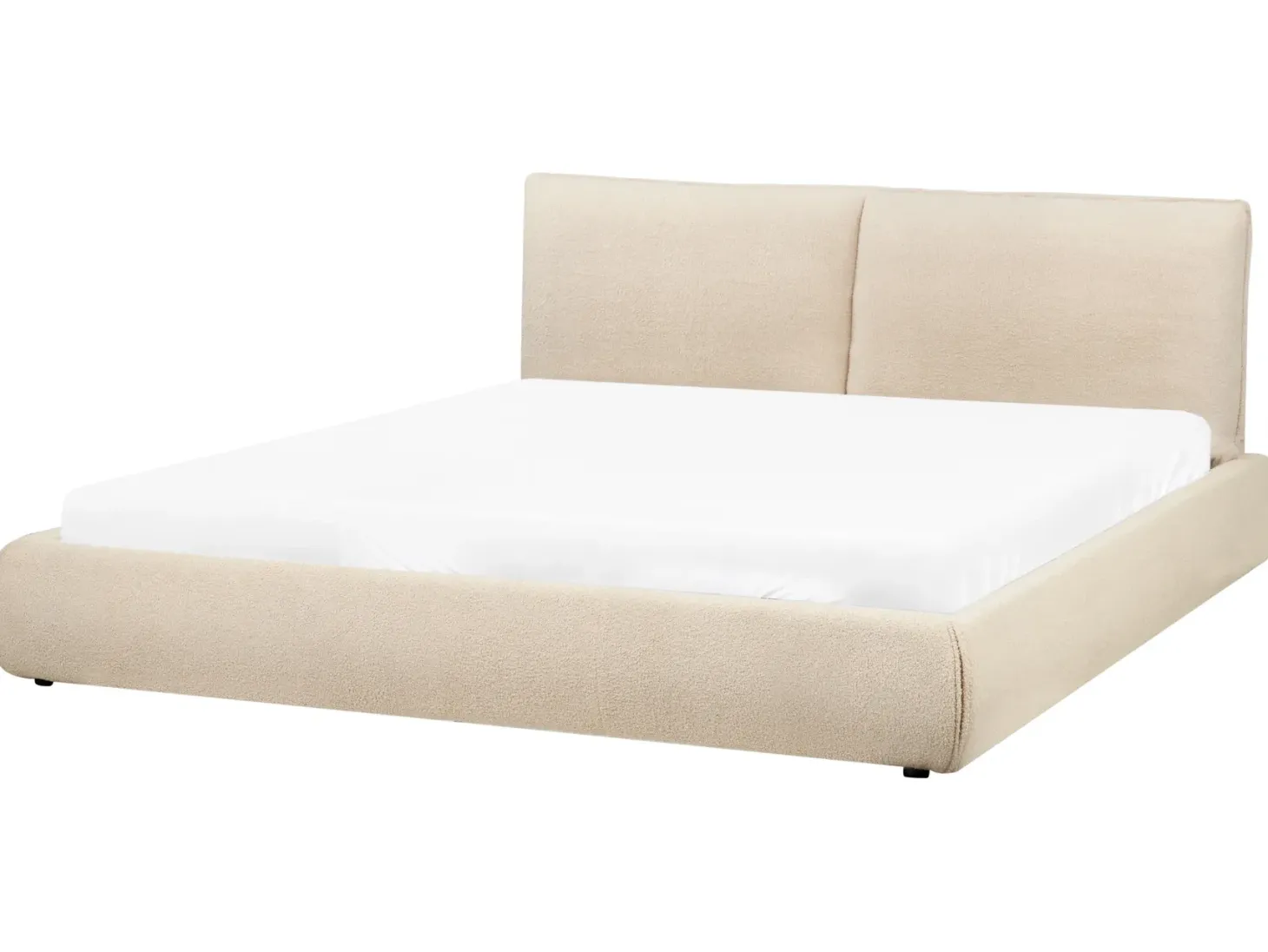 Vandseng Boucle VINAY 180 x 200 cm Lys Beige