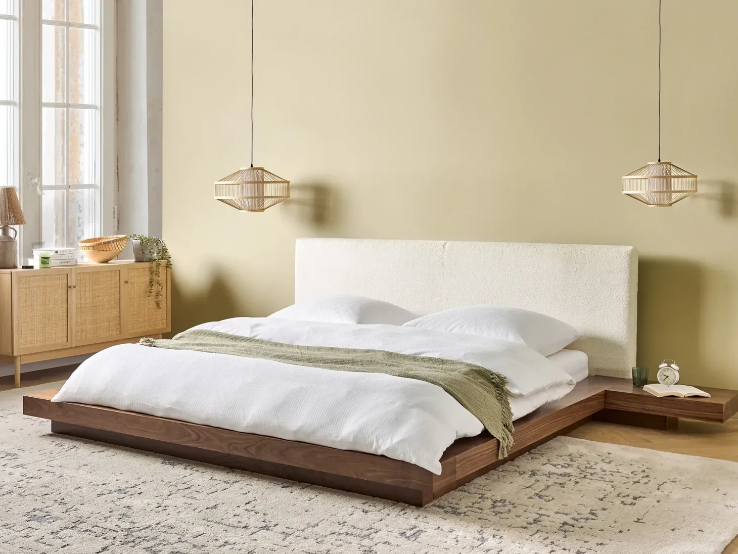 Vandseng Boucle ZEN 180 x 200 cm Brun ask