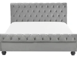 Vandseng Velour AVALLON 180 x 200 cm Grå