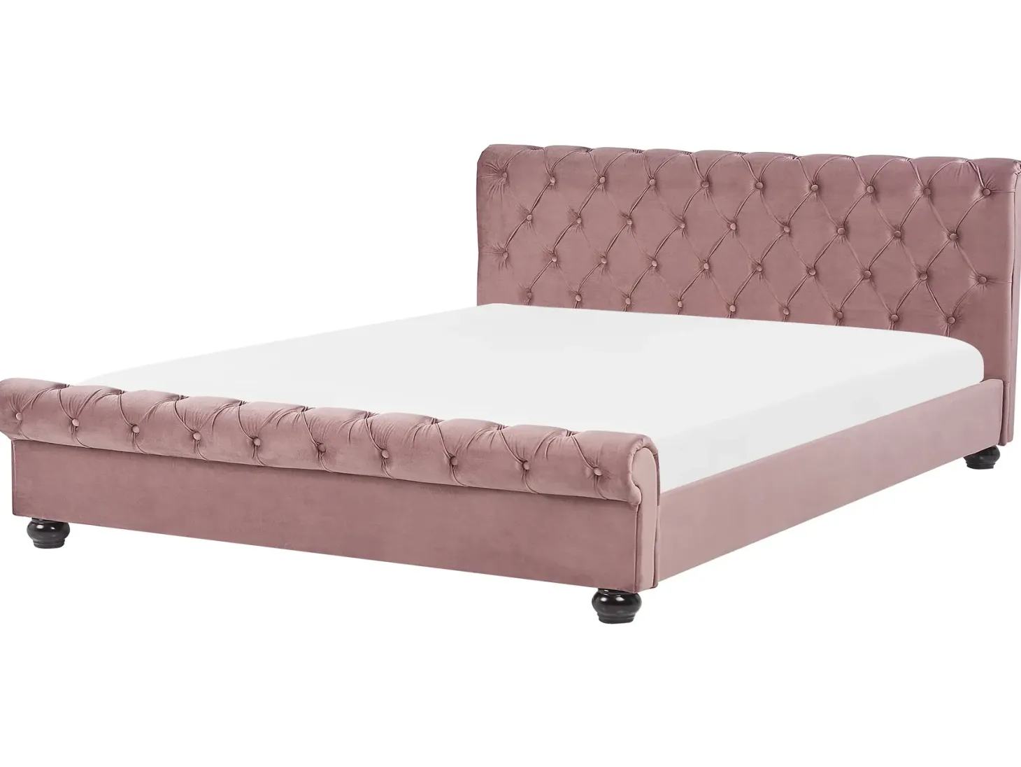 Vandseng Velour AVALLON 180 x 200 cm Lyserød