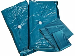Vandseng Velour AVALLON 180 x 200 cm Navy Blå