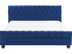 Vandseng Velour AVALLON 180 x 200 cm Navy Blå