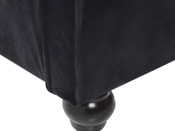 Vandseng Velour AVALLON 180 x 200 cm Sort