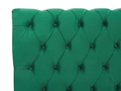 Vandseng Velour AVALLON 180 x 200 cm Smaragdgrøn