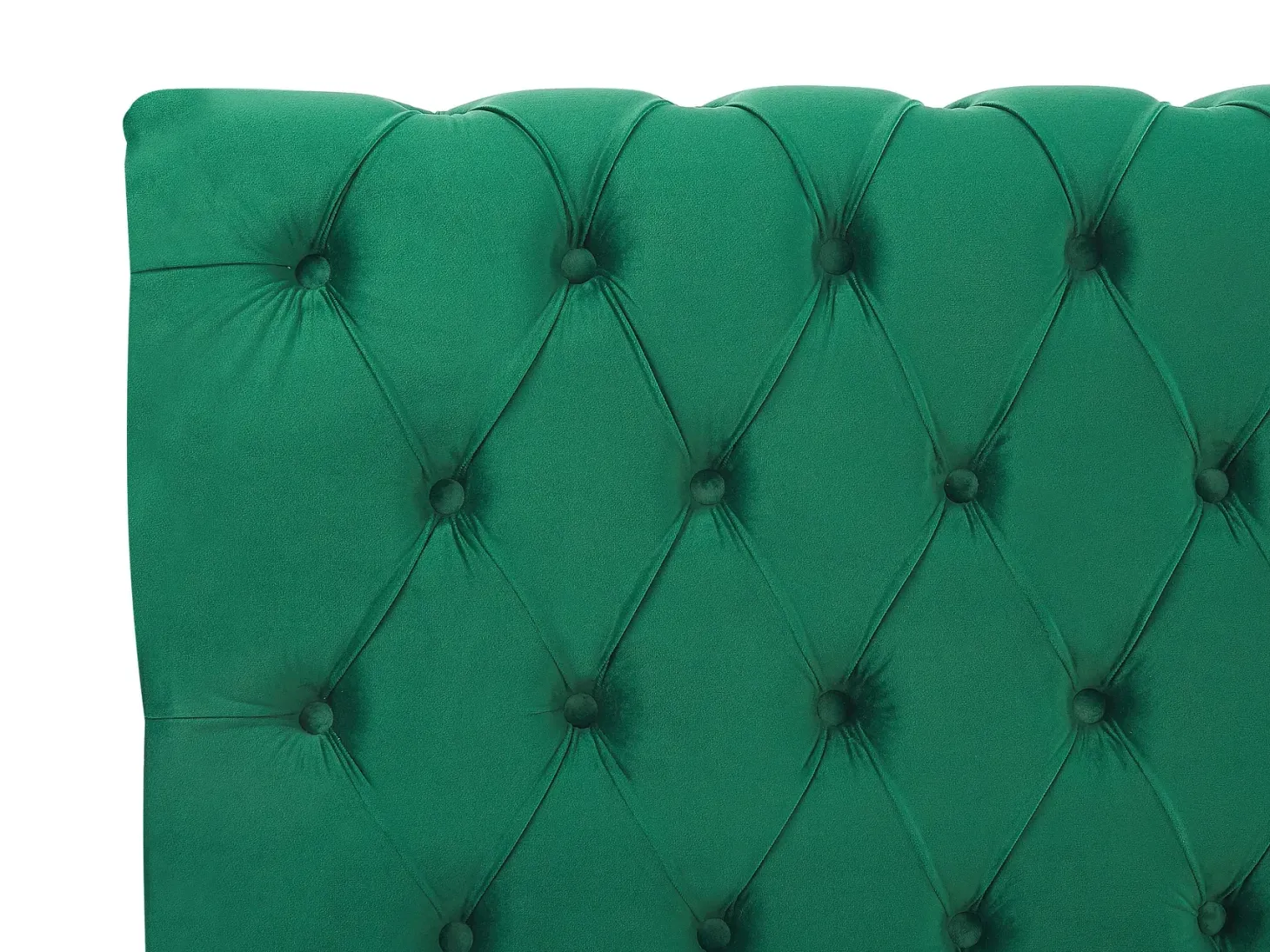 Vandseng Velour AVALLON 180 x 200 cm Smaragdgrøn