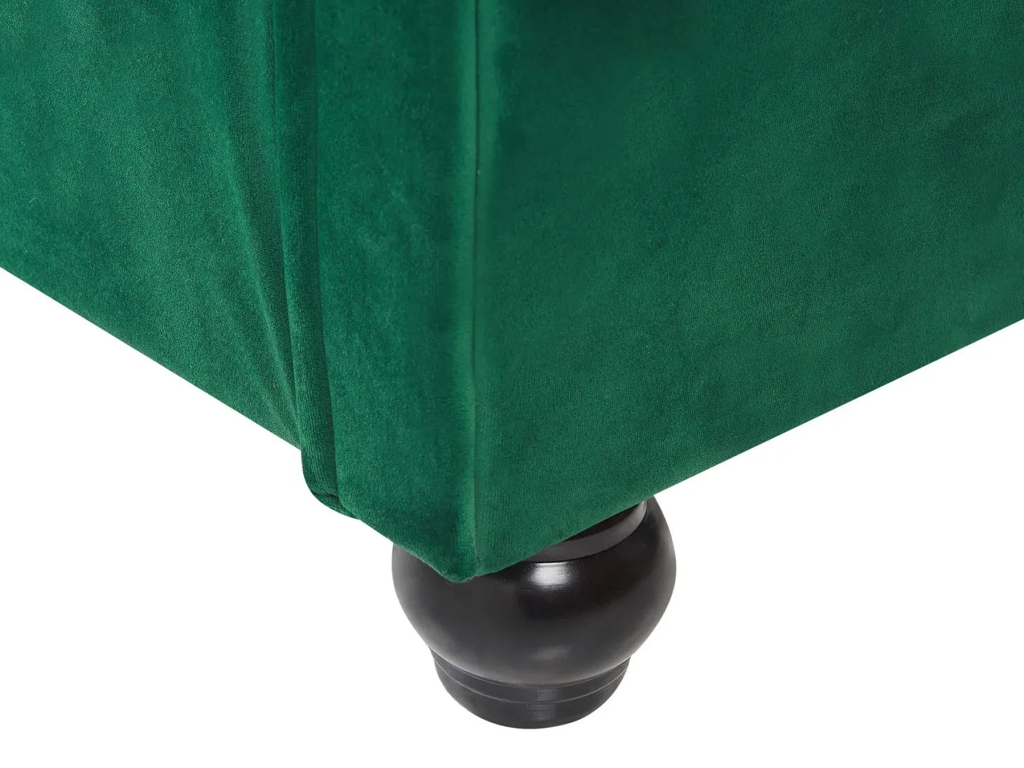 Vandseng Velour AVALLON 180 x 200 cm Smaragdgrøn