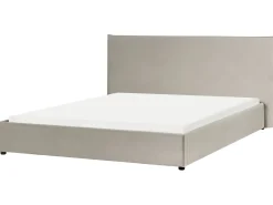 Vandseng Velour LAVAUR 180 x 200 cm Brungrå