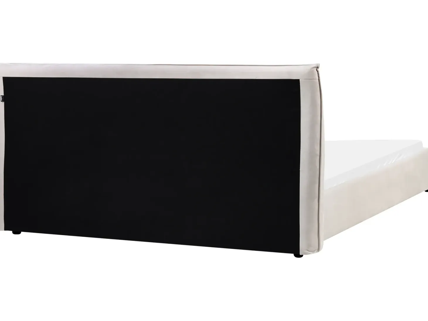Vandseng Velour LAVAUR 180 x 200 cm Cremehvid
