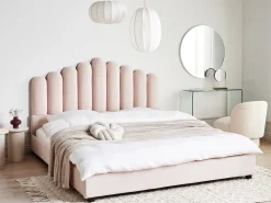 Vandseng Velour VINCENNES 180 x 200 cm Pastellrosa
