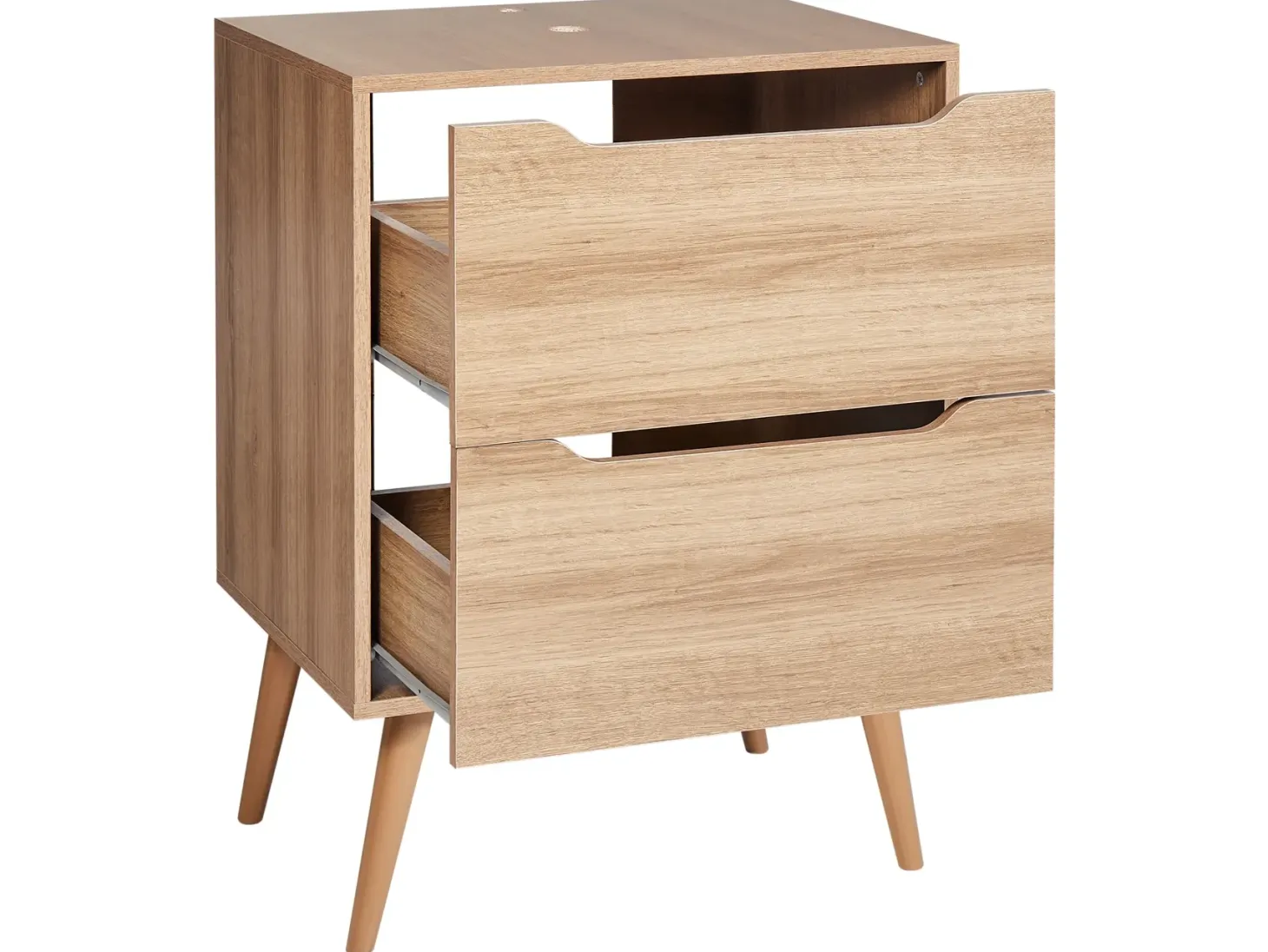 Vaskeskab CARIACICA 60 cm Lysebrun