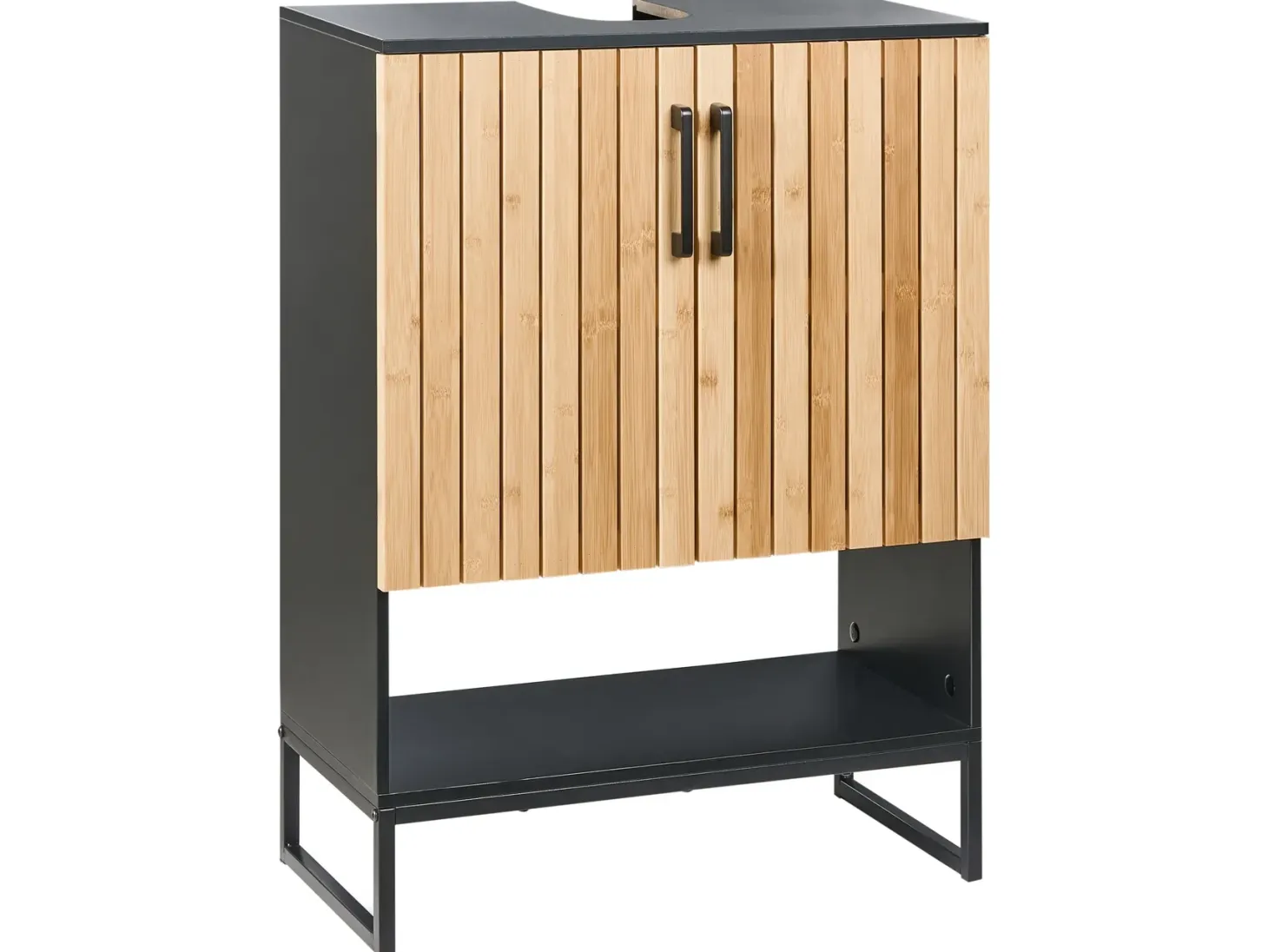 Vaskeskab MISCANTI Bambus 60 cm Lysebrun
