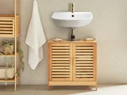 Vaskeskab MISSOULA Bambus 60 cm Lysebrun