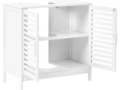 Vaskeskab MISSOULA Bambus 60 cm Hvid