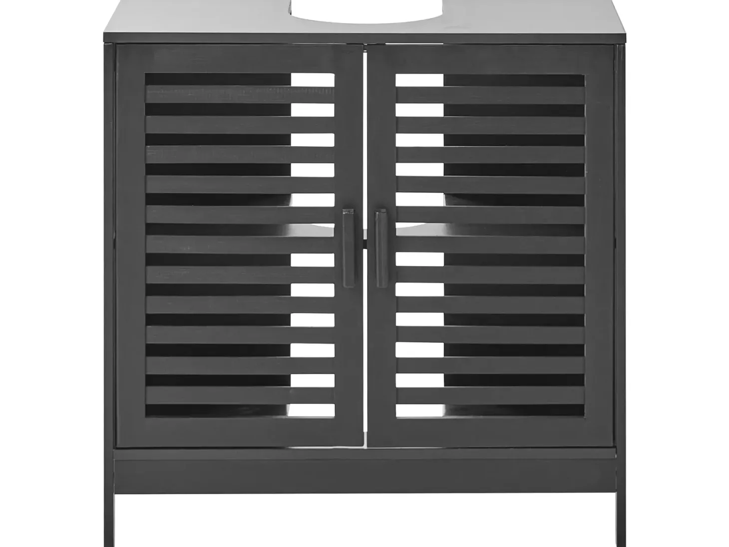 Vaskeskab MISSOULA Bambus 60 cm Sort