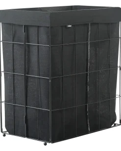 Vasketøjskurv CULPINA Metal Sort 100 L