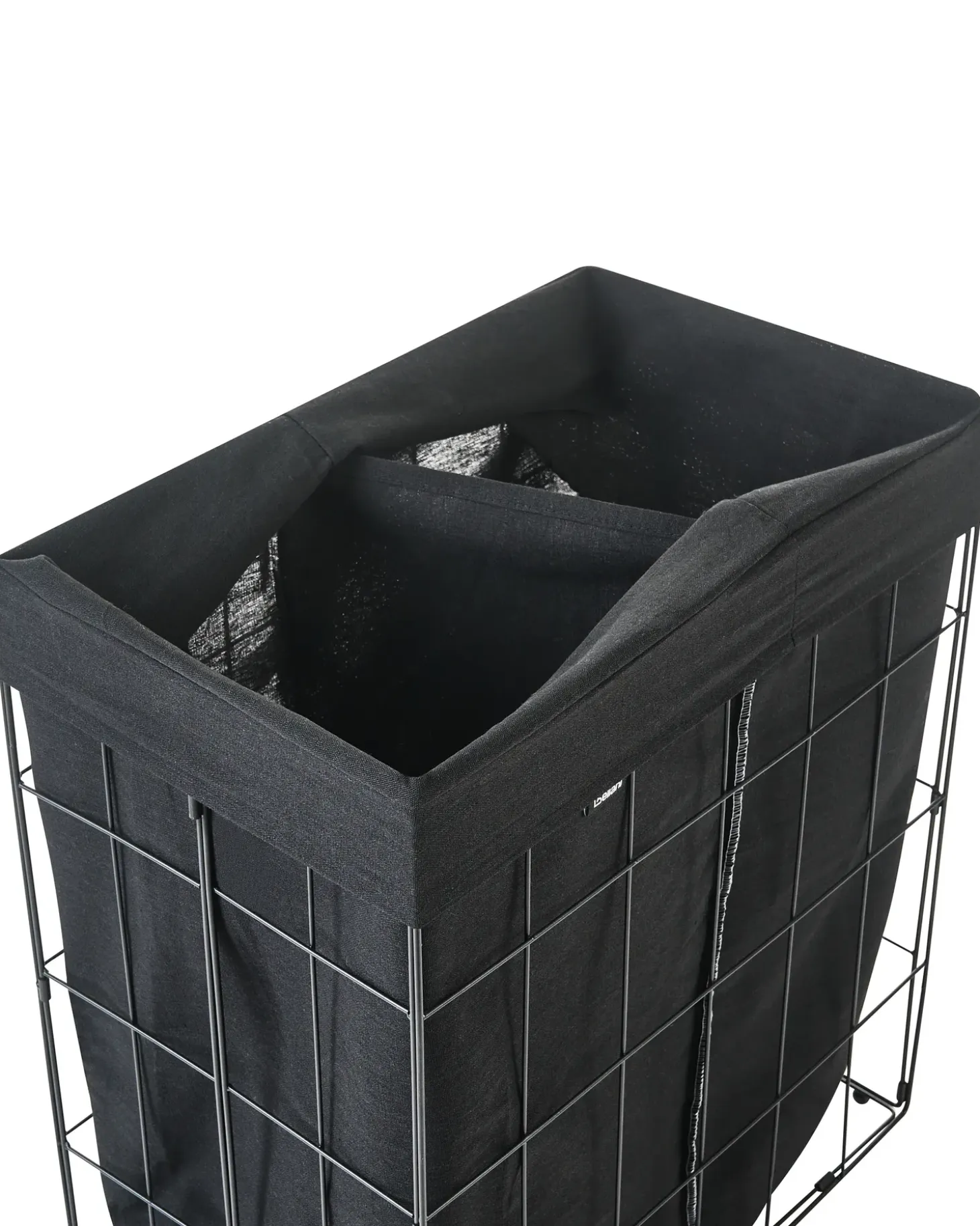Vasketøjskurv CULPINA Metal Sort 100 L