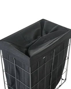Vasketøjskurv CULPINA Metal Sort 100 L
