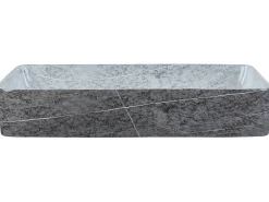 Vask til bordplade ARTAJ Grå betoneffekt 61 x 35 cm Keramik