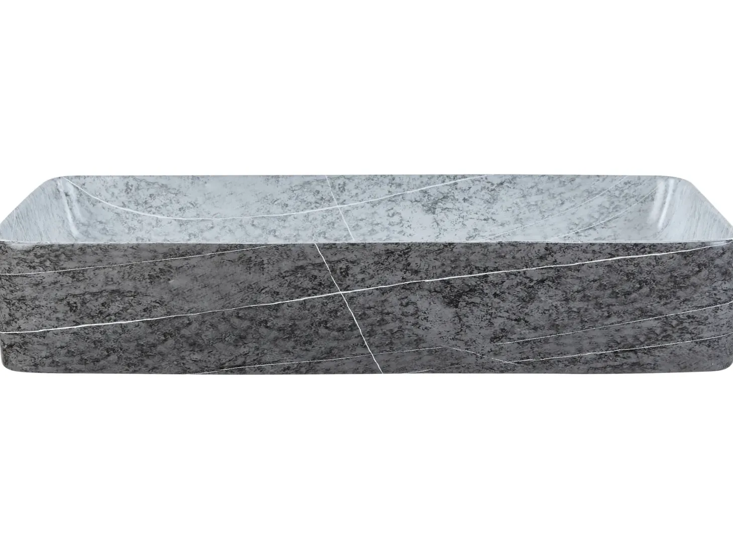 Vask til bordplade ARTAJ Grå betoneffekt 61 x 35 cm Keramik