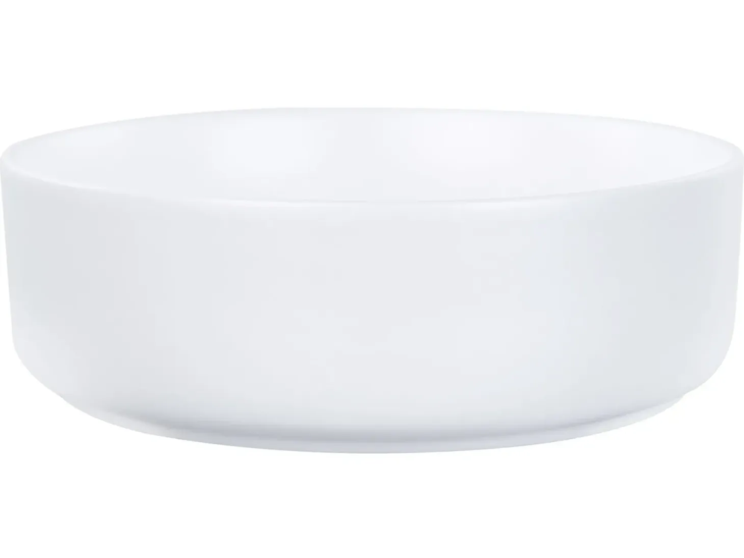 Vask til bordplade CALIG Cremehvid ⌀ 36 cm Keramik