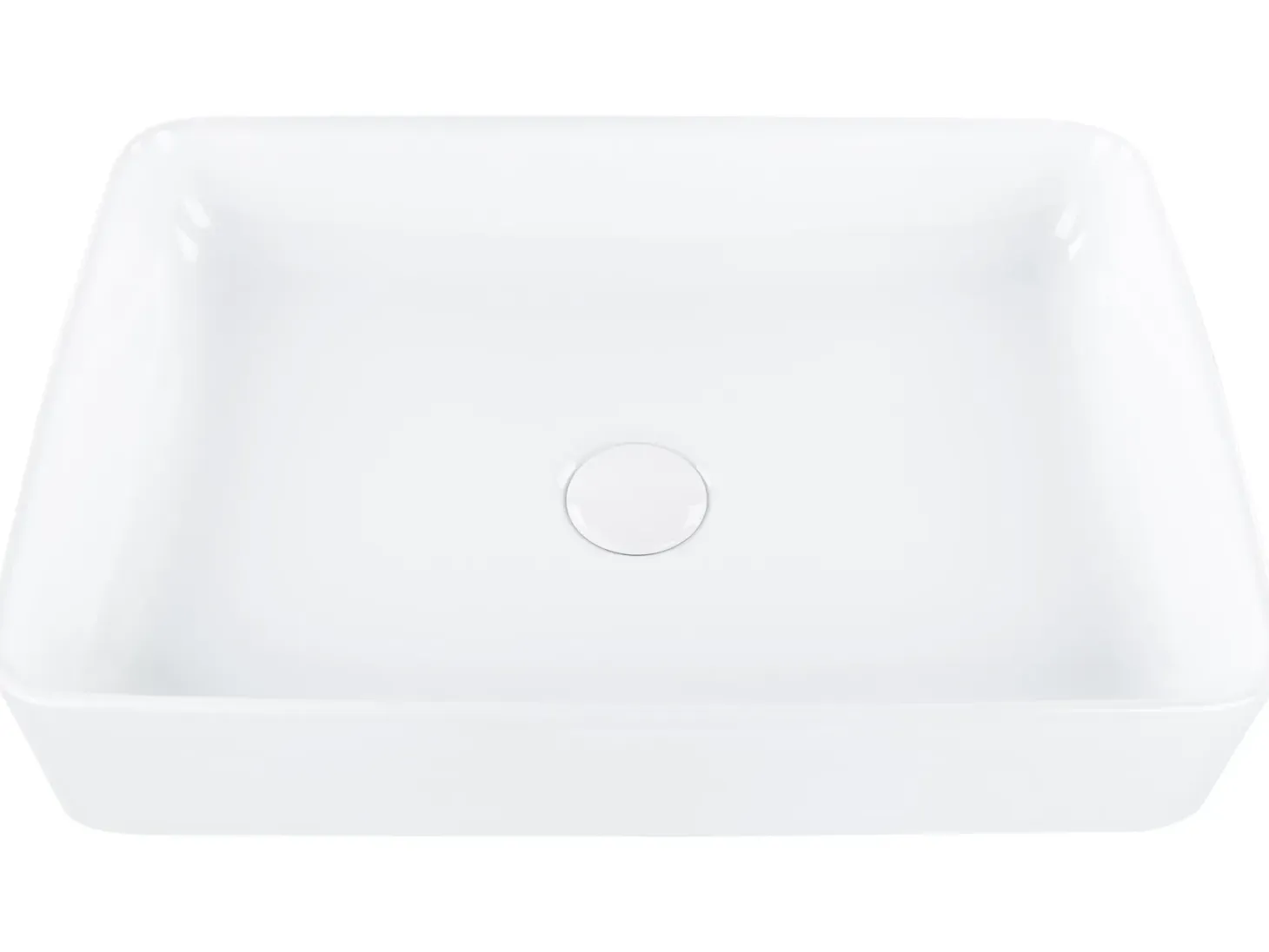 Vask til bordplade CHIVANA Hvid 51 x 34 cm Keramik