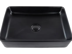 Vask til bordplade CHIVANA Sort 51 x 34 cm Keramik