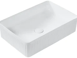 Vask til bordplade GELDO Hvid 50 x 34 cm Keramik