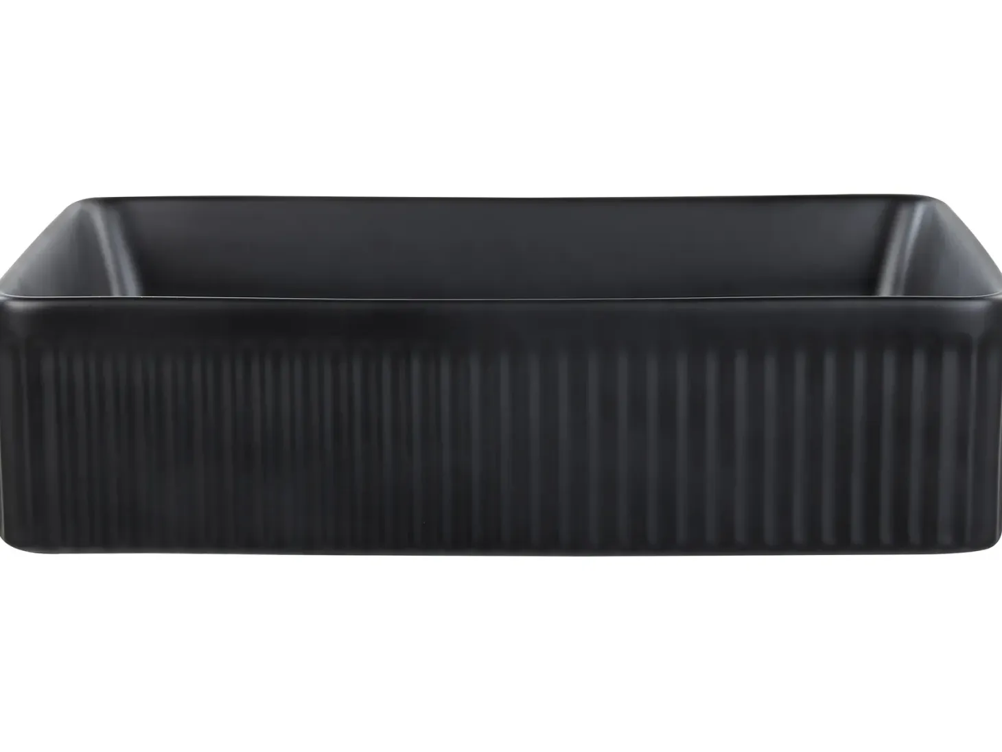 Vask til bordplade GELDO Sort 50 x 34 cm Keramik