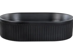 Vask til bordplade GELDO Sort 49 x 31 cm Keramik