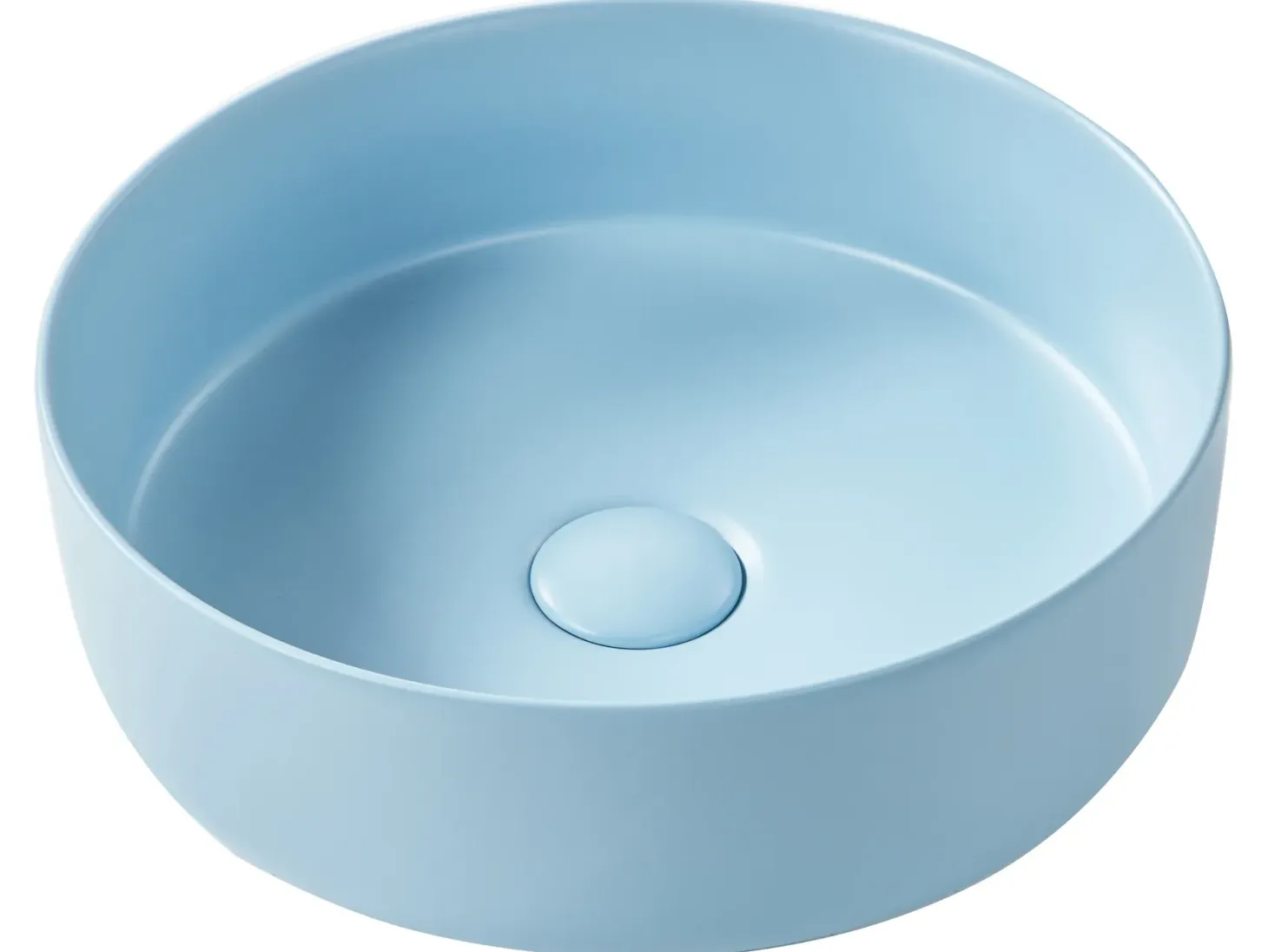 Vask til bordplade GUDAR Blå ⌀ 37 cm Keramik