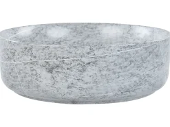 Vask til bordplade GUDAR Grå betoneffekt ⌀ 37 cm Keramik
