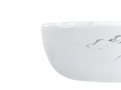 Vask til bordplade HOPI Hvid marmor 47 x 34 cm Keramik