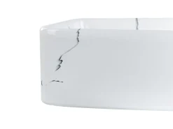 Vask til bordplade HOPI Hvid marmor 51 x 34 cm Keramik