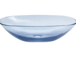 Vask til bordplade MOENGO Blå 54 x 36 cm Fast overflade