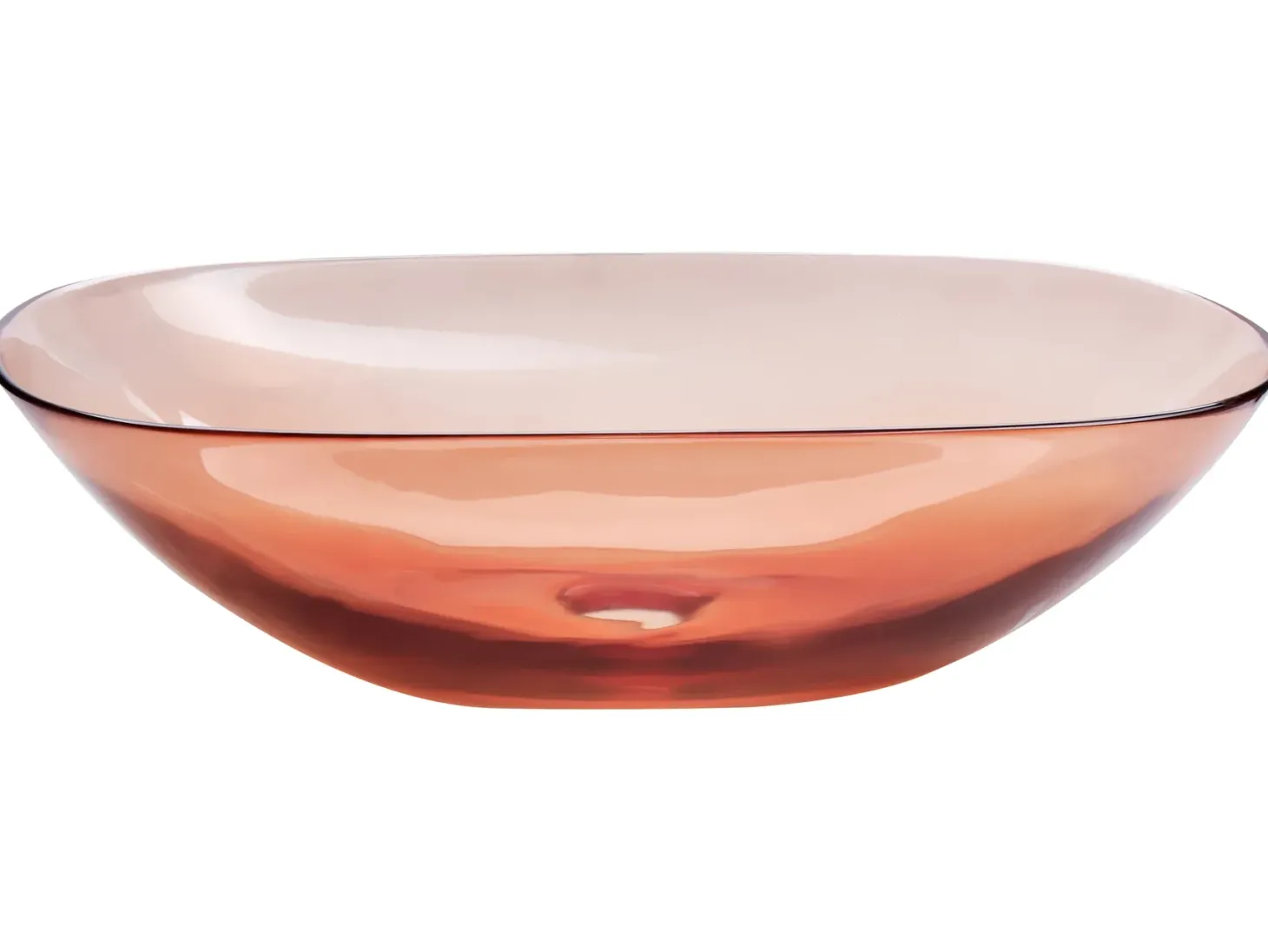 Vask til bordplade MOENGO Murstensrød 54 x 36 cm Fast overflade
